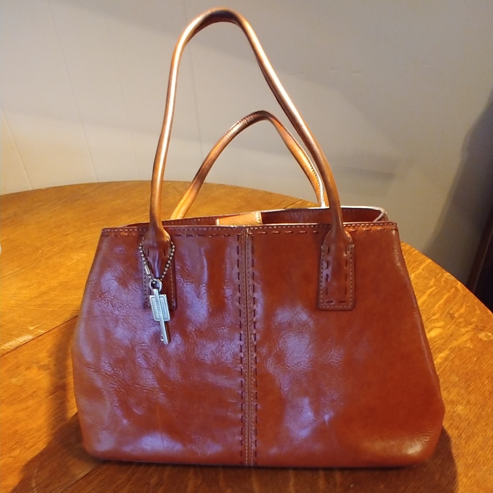 Fossil Leather Satchel